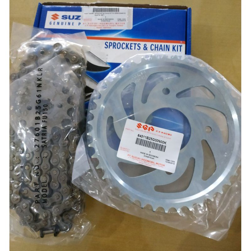 Gear Set Satria FU 2013 2014 ori SGP