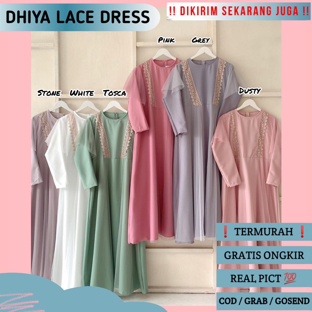 DHIYA LACE DRESS / DRESS PESTA / DRESS KONDANGAN