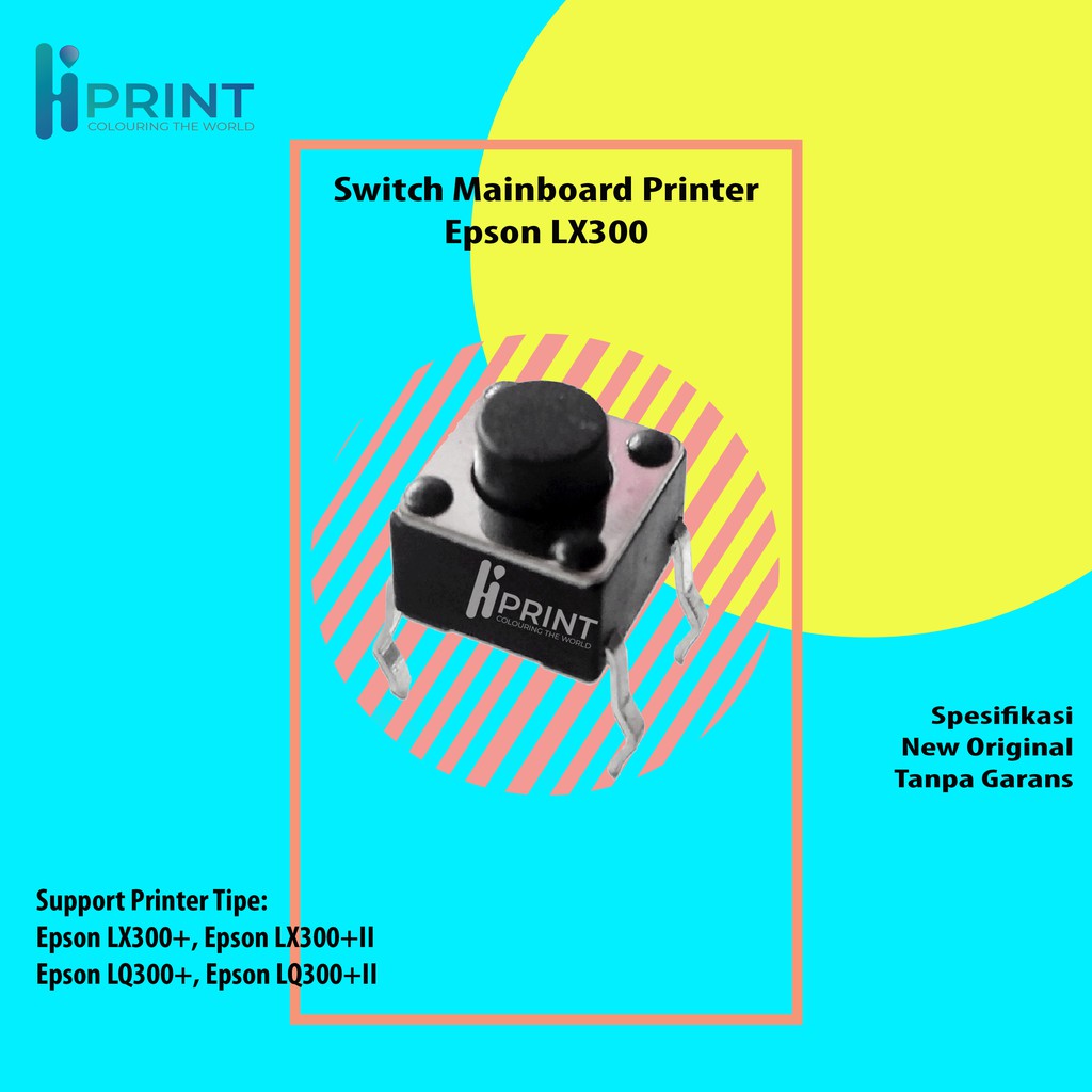 Switch Mainboard Epson LX300+ LX-300+II LQ300+ LQ-300+II Tombol Switch Mainboard LX300+ Switch Epson