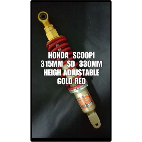 SHOCKBREAKER DAYTONA X-RIDE VARIO125 HIGH ADJUSTABLE 315MM-330MM