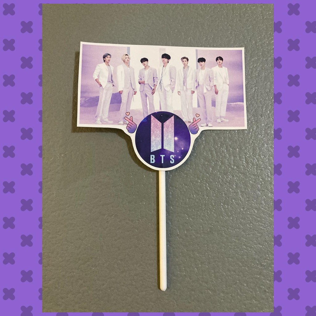 topper bts meal - topper bts - topper army bts - hiasan kue bts army