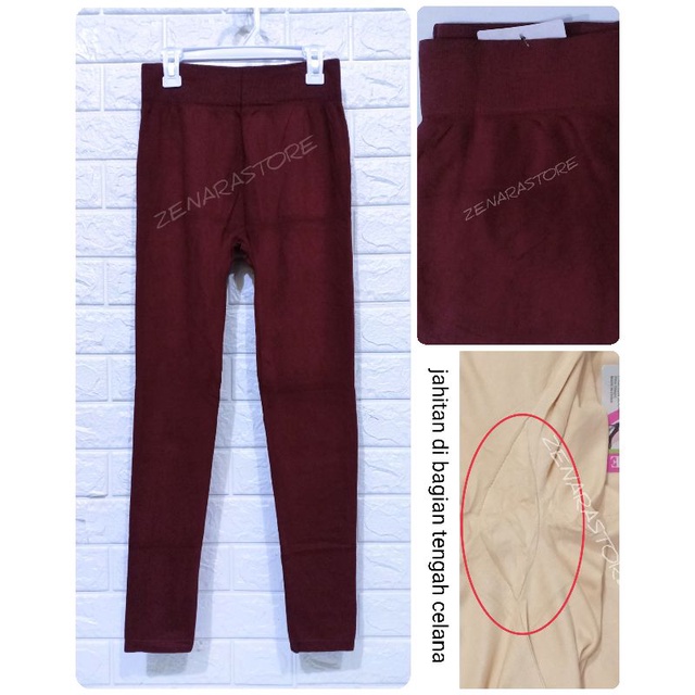 Legging dewasa wanita warna maroon legging olahraga legging gamis leging anak SMA leggings legging d