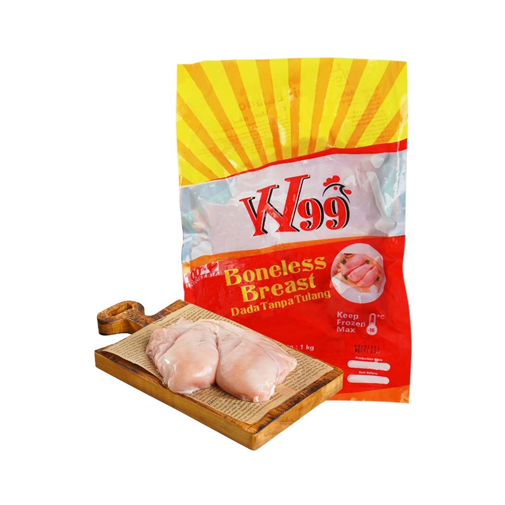 

W99 Daging Ayam Potong Boneless Dada Premium