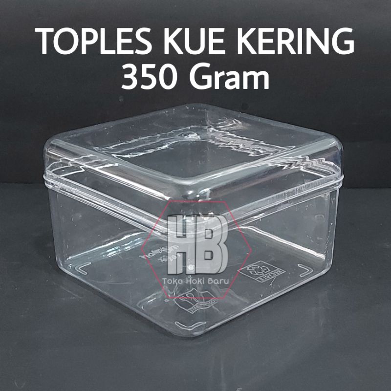 TOPLES KUE KERING MIDORI 350GRAM / STOPLES PLASTIK MIKA TRANSPARAN MODEL HARDTOP 112 350gr / KOTAK K