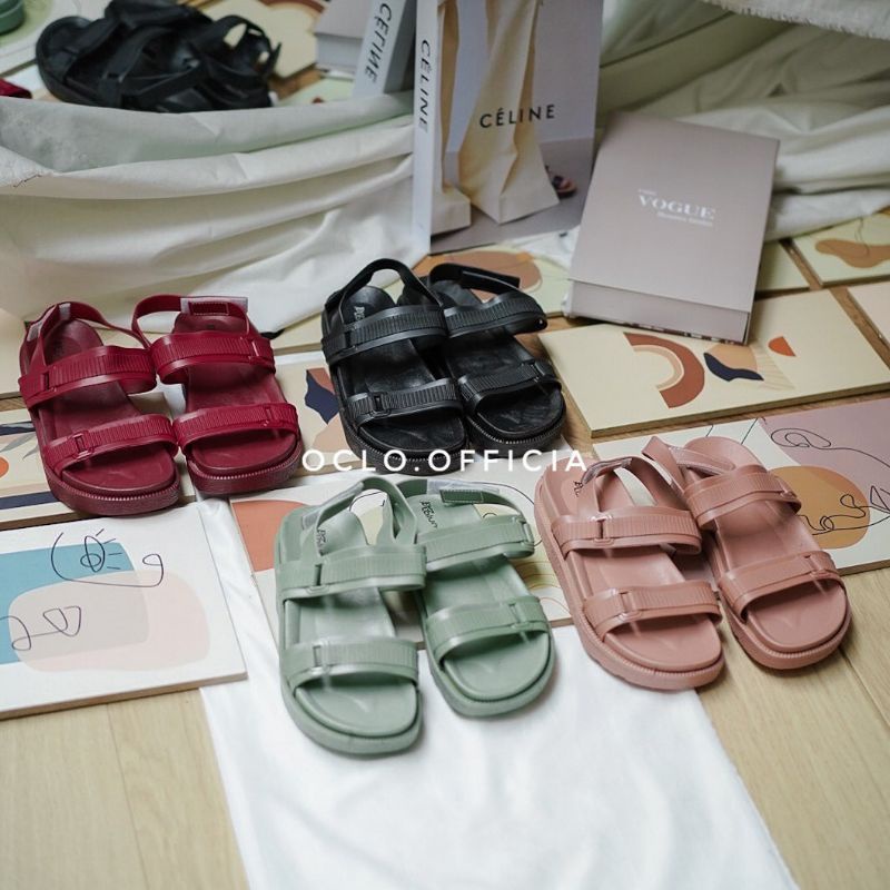 (READY BLACK 40) Aryessie Sandals by Oclo Official (Sandal Tali)