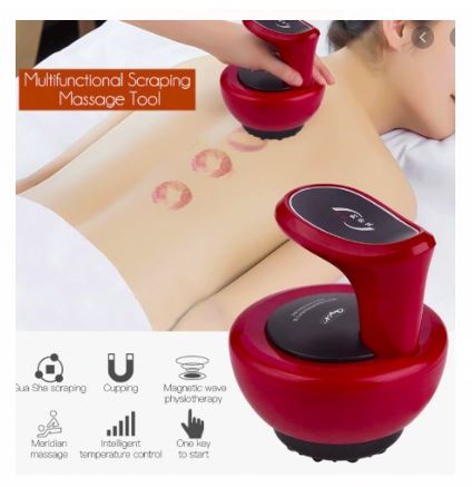 BWDO Massage Scraping Electric Vacum Terapi alat Bantu Pijat Bekam Kerokan Tubuh Listrik Multicolor