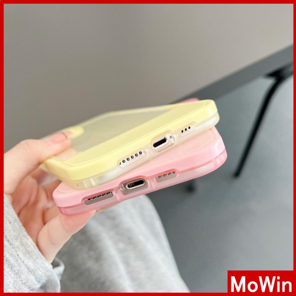 iPhone Case Silicone Soft Cover Folding Stand Clear Candy Color Airbag Shockproof Camera Cover Protection Compatible For iPhone 11 iPhone 13 Pro Max iPhone 12 Pro Max iPhone 7 Plus