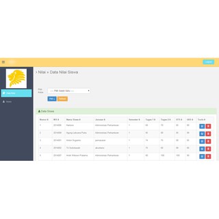 Aplikasi Sistem Informasi Nilai Siswa | Shopee Indonesia
