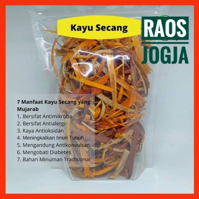 

KAYU SECANG SERUT 100gr JAMU HERBAL KESEHATAN