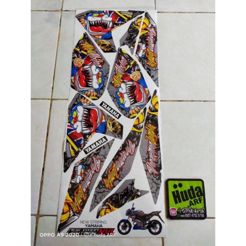 striping stiker variasi vixion nvl 2013-2014