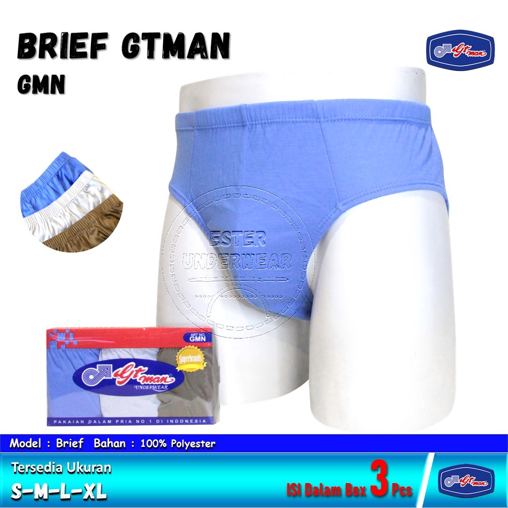 Celana Dalam Pria GTMAN GMN Isi 3Pcs