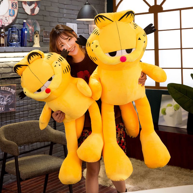 Mainan Boneka Stuffed Plush Kucing Big Garfield Giant Untuk Hadiah Bayi / Anak