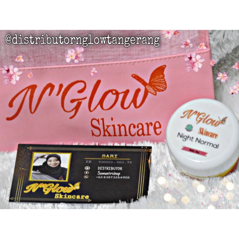 NIGHT CREAM NORMAL N'GLOW SKINCARE / CREAM MALAM NORMAL N GLOW SKINCARE / ECER N GLOW