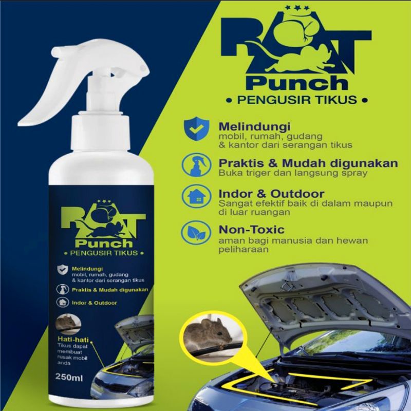 Rat Punch Spray Pengusir Tikus Serangga Rat Repellent