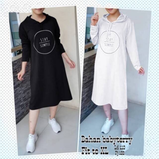 TUNIK BABY TERRY LONG TUNIC STAY SIMPLE LONG TUNIK