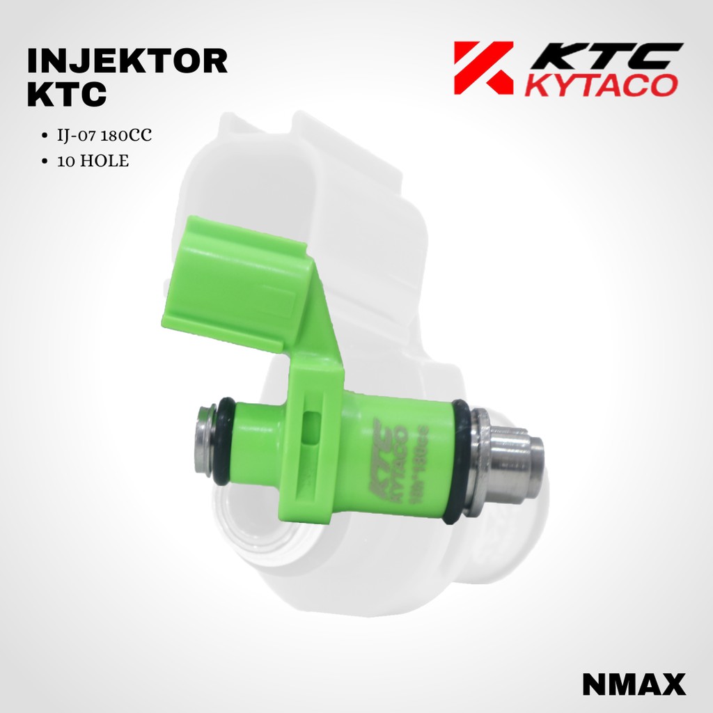 Injektor Injector Nmax Aerox NVL R15 Mx king 180cc 10 hole KTC kytaco socket kecil KYTA