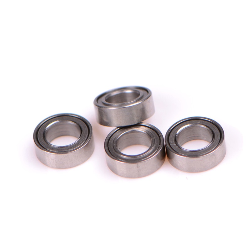 4pcs ball bearing MR74ZZ MR74ZZ 4x7 X 2.5 4x7 X 2.5mm Bahan metal shield