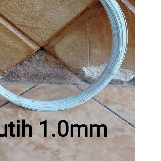 ✮ Ruji fiber putih 1.0mm untuk sangkar kecil, pcmi dll ➪