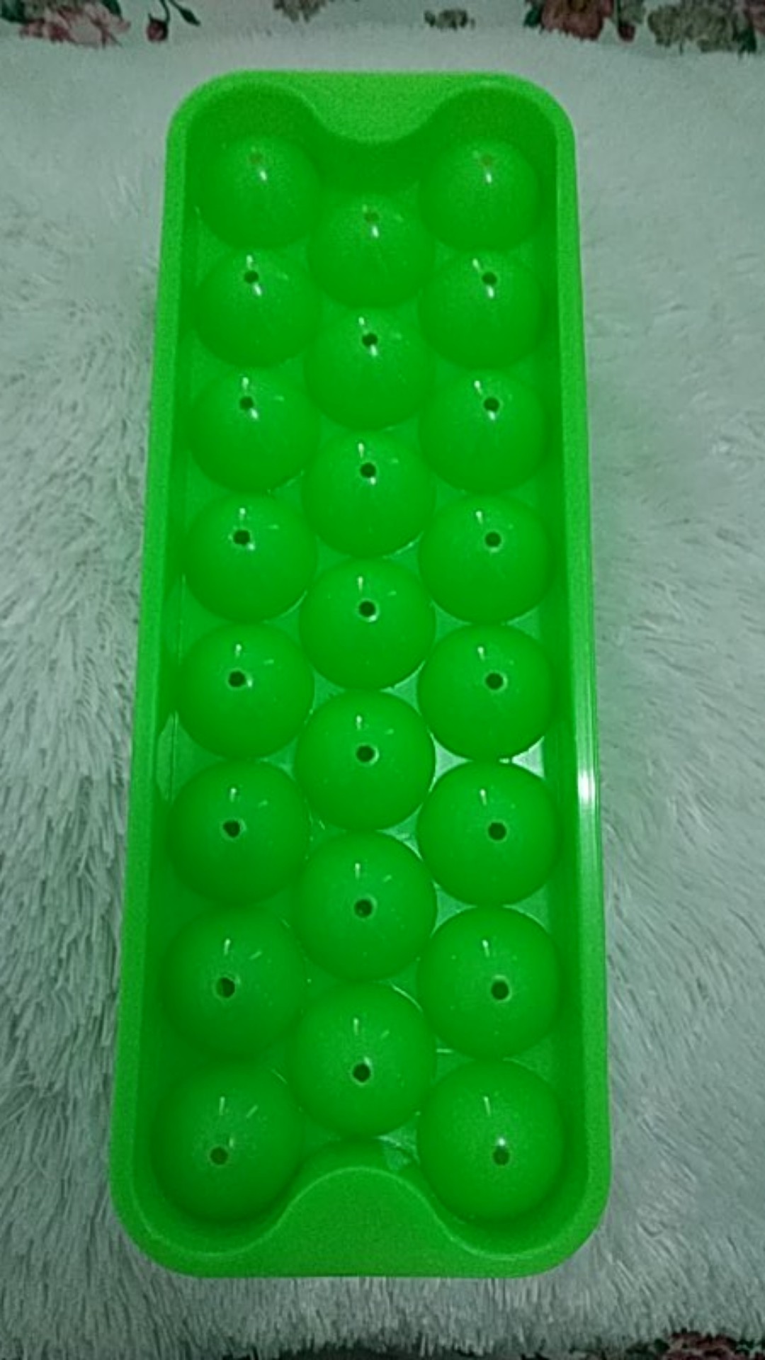 Ice Ball Tray / Cetakan Es Batu Bentuk Bola / Puding Jelly Telur Puyuh