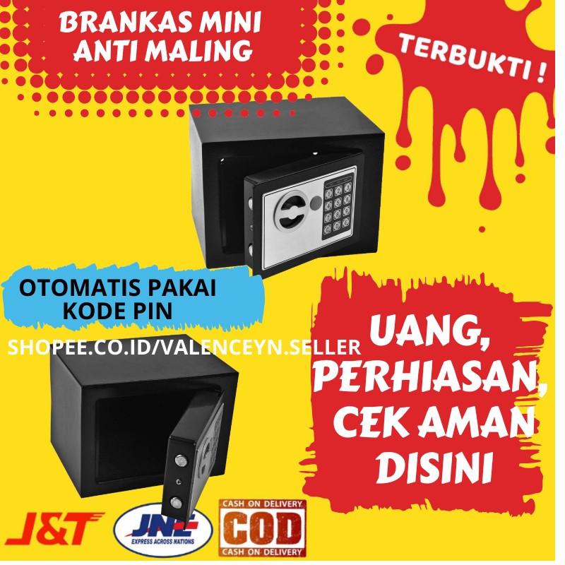 Brankas Mini Kotak Penyimpanan Perhiasan Dan Uang Brangkas Brankas Mini Kotak Penyimpanan Perhiasan Dan Uang Brangkas