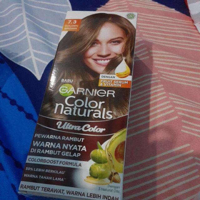  Garnier  Cat  Rambut  Ultra  Color  Golden  Brown  Shopee Indonesia