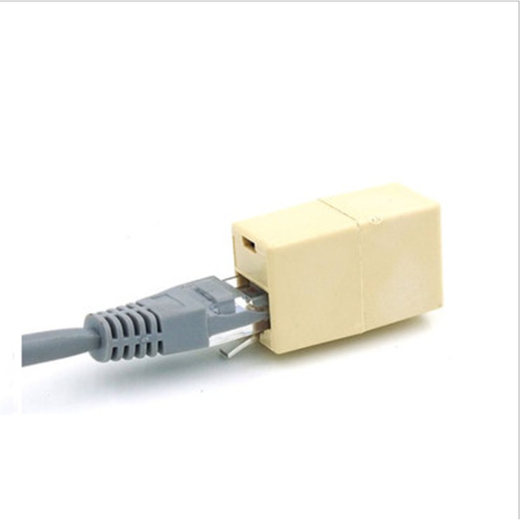 RJ45 Female to Female Network Ethernet LAN Cable Coupler Connector KONEKTOR SAMBUNGAN KABEL LA