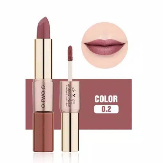 Medan Termurah Lipstick Lipgloss Velvet Mate Otwoo long lasting