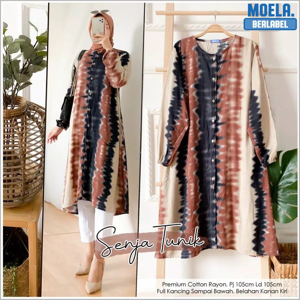 SENJA TUNIK MOELA  / TUNIK BUSUI / 3 WARNA