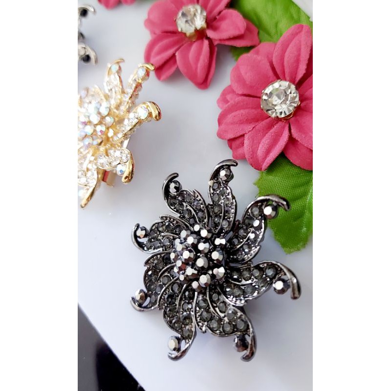 B44 Bros KOREA PREMIUM bunga full diamond_bros korea_bros premium_bros hijab_bros jilbab