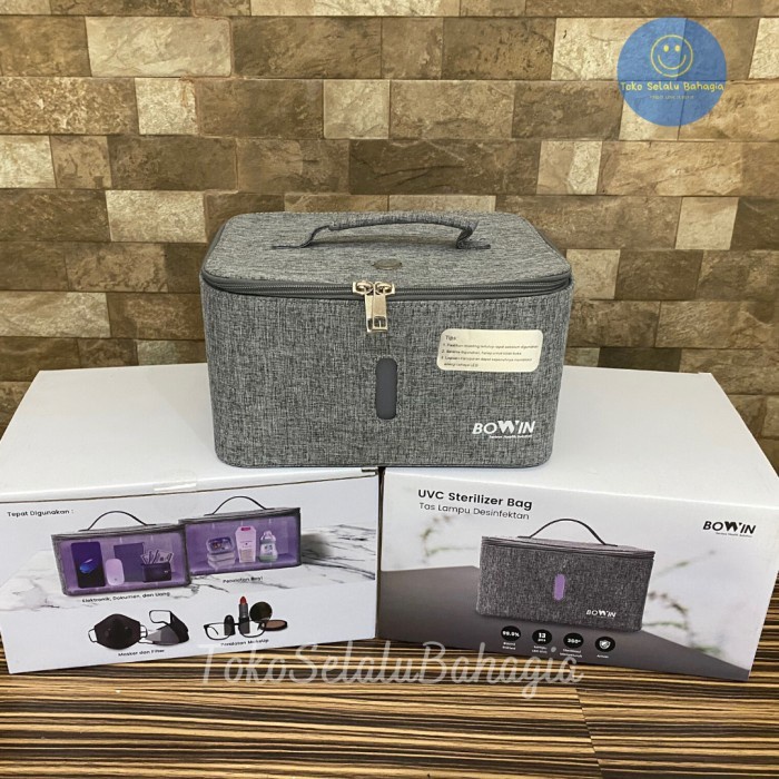 Cintramelin - Bowin Uv Sterilizer Box (Tas Lampu Desinfeksi Bakteri, Virus & Kuman)
