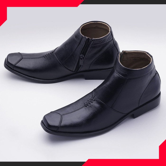 SEPATU BOOT PRIA | SEPATU BOOTS PRIA | SEPATU BOOTS KULIT | SEPATU BOOT FORMAL BRANDED MERAH BOOT01