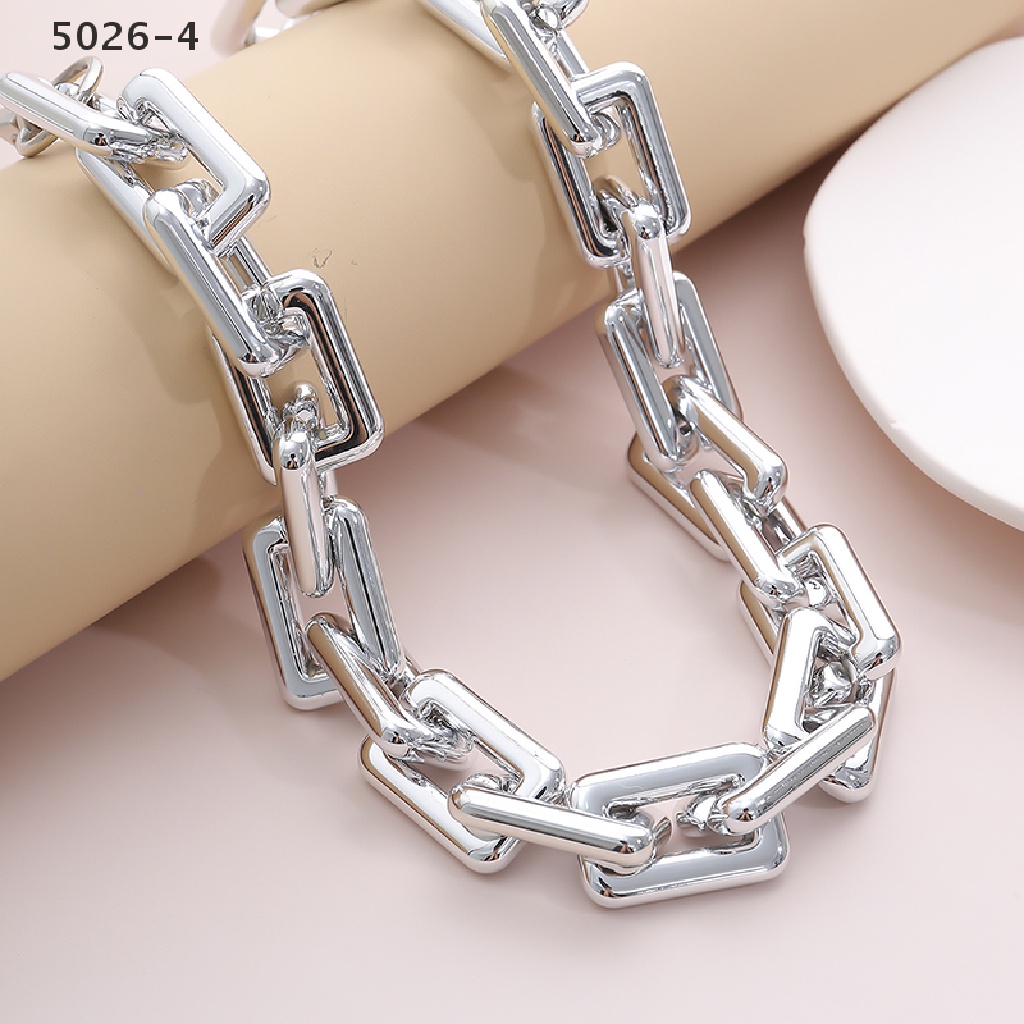 5026-4 Punk Hip Hop Choker Chunky Chain Necklace Statement Fashion Charm Jewelry 5026-4
