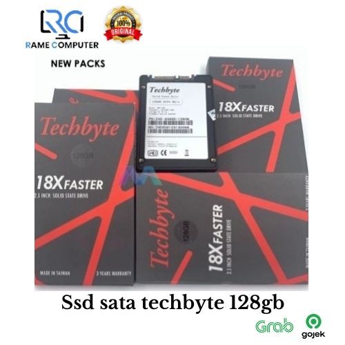 SSD TECHBYTE ORIGINAL SOLID STATE DRIVE NEW SATA 3 GARANSI RESMI