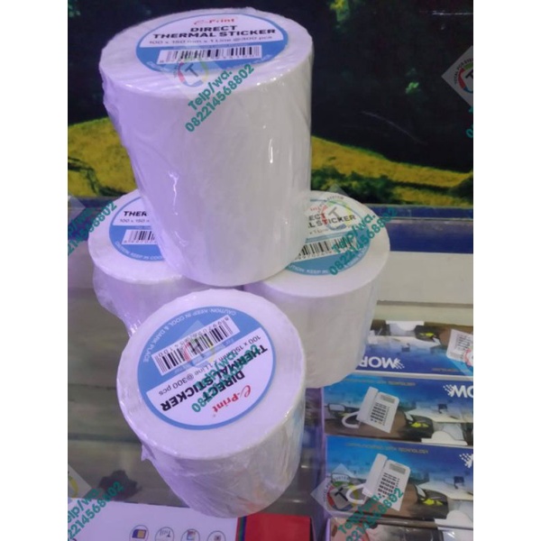 

Label Resi - Label Thermal uk 100X150 isi 300 stiker