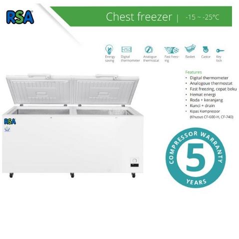 RSA CHEST FREEZER CF600H / CF-600H / CF 600 H