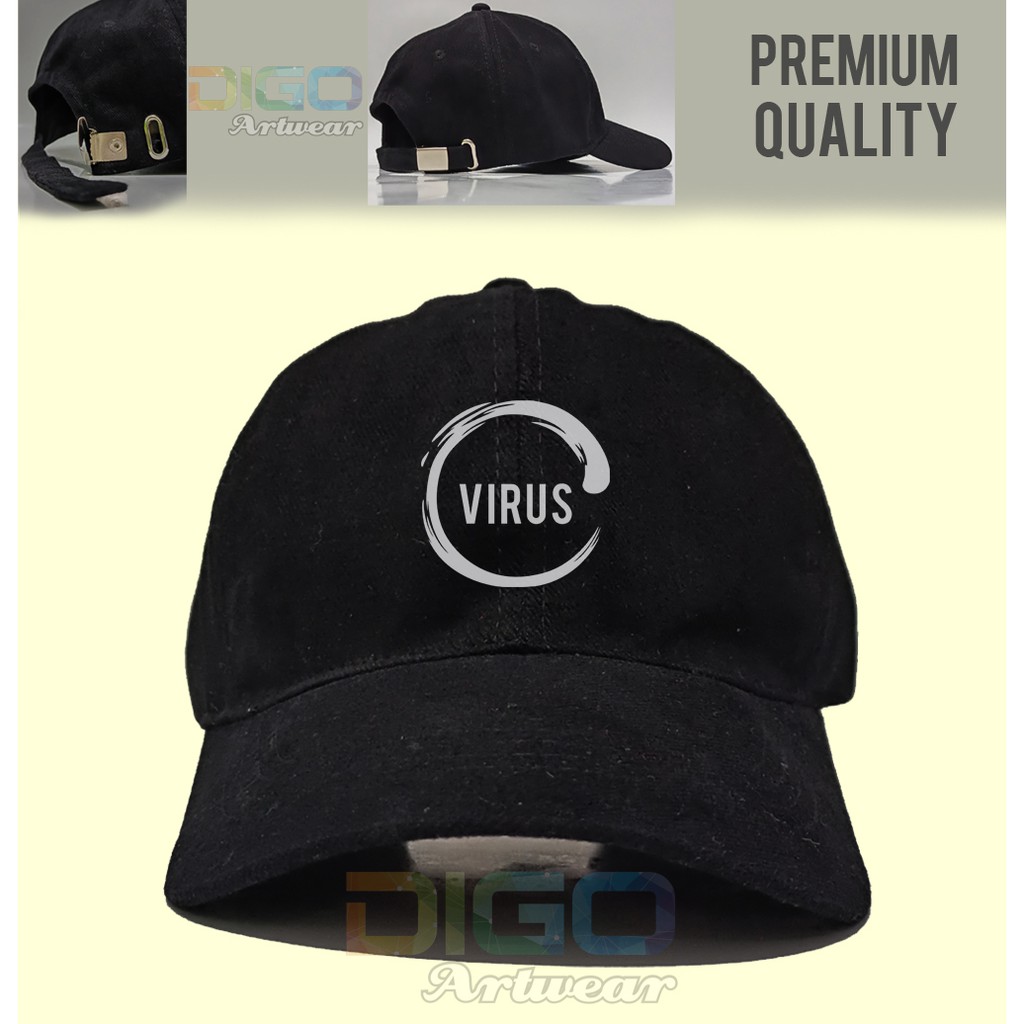 Topi Baseball Virus Slank Caps Premium Raffel Cakop Besi