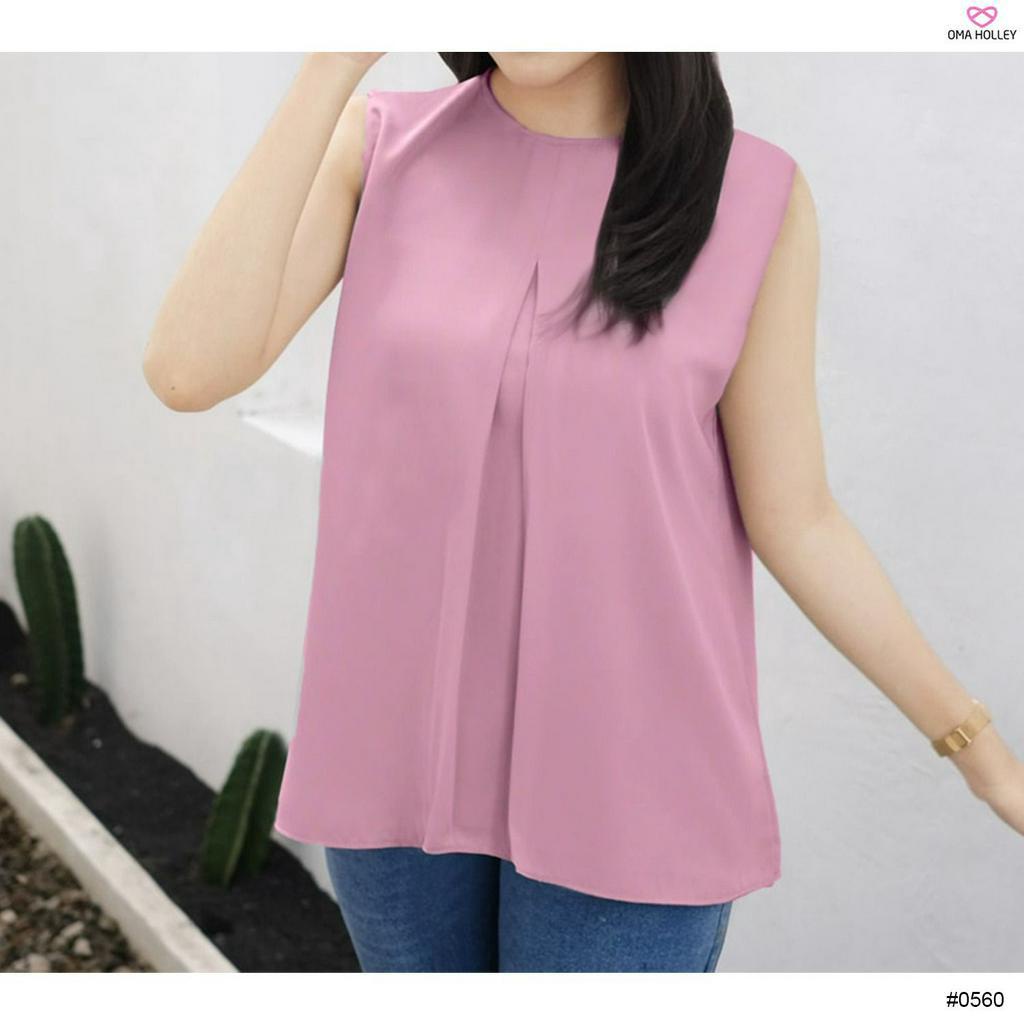 (COD) OH Fashion Karishta Inner Tanpa Lengan #0560