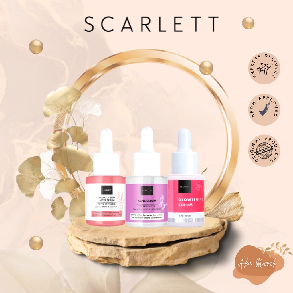 ✨ AKU MURAH ✨Scarlett Serum Whitening Series