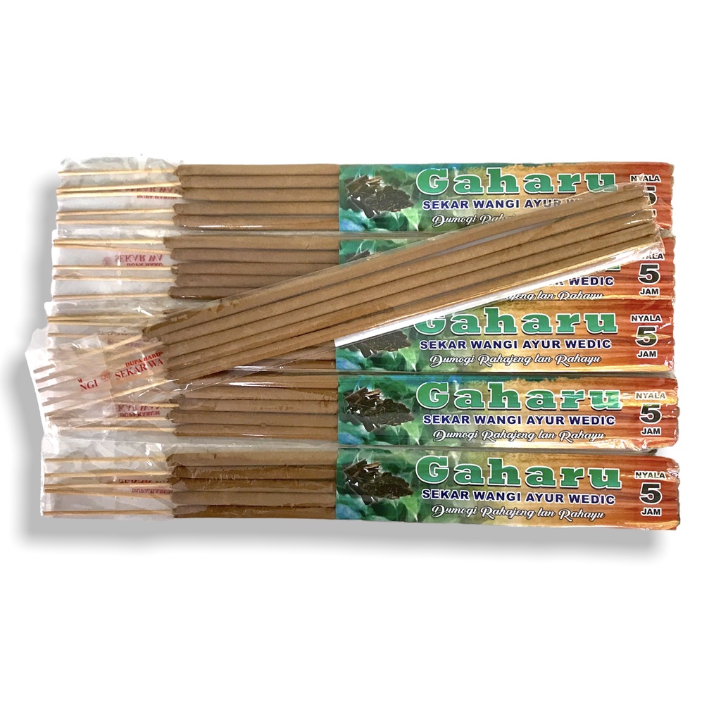 Dupa Hio Jumbo 5 jam Kemenyan Gaharu Herbal isi 5 Stick 40 cm