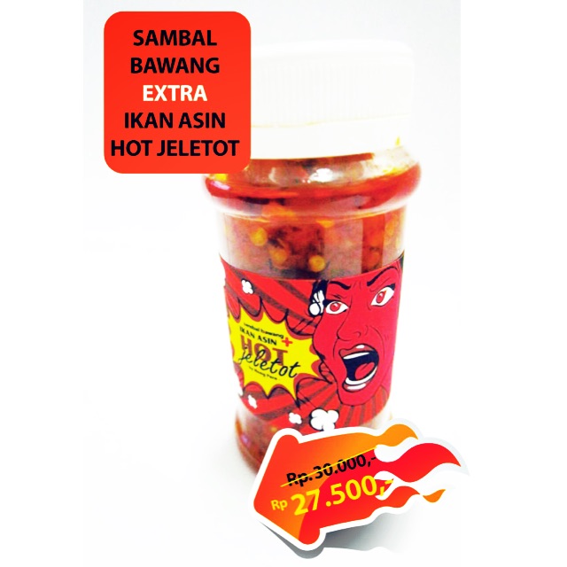 

Sambal bawang extra ikan asin hot jeletot