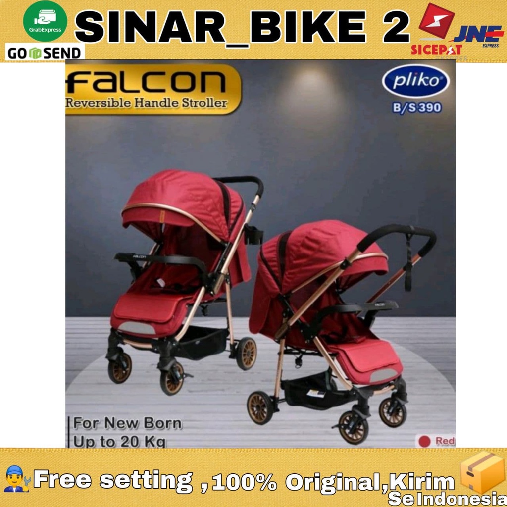 Baby Stroller PLIKO FALCON B/S 390 Kereta Dorong Bayi