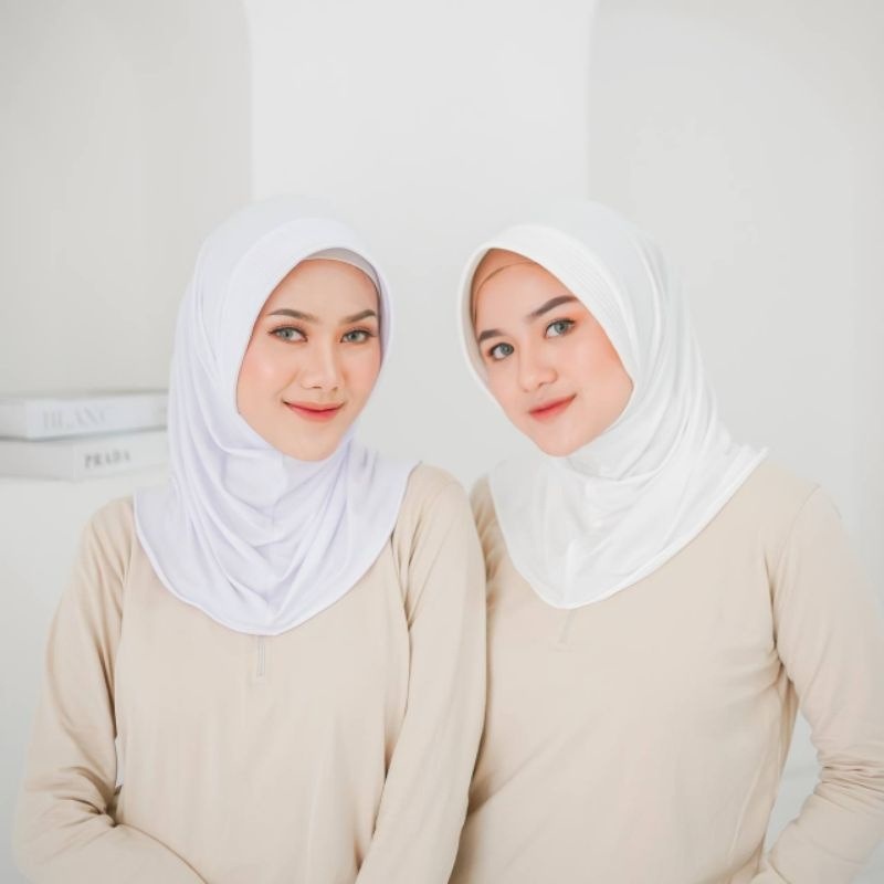 Helen_shop86  Bergo Instan Hijab Sport Jilbab Olah Raga Kerudung Bergo