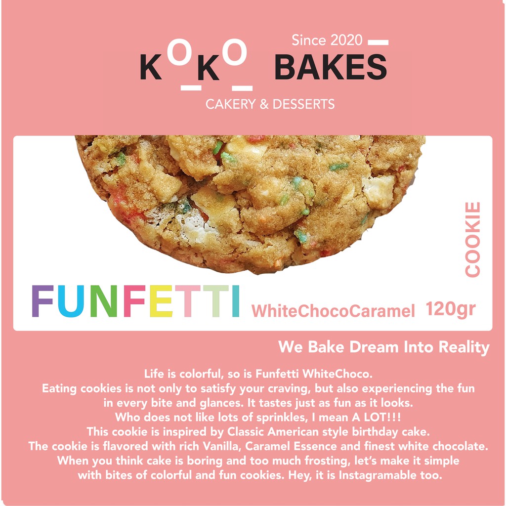 

Funfetti WhiteChoco Cookie (Signature Edition)