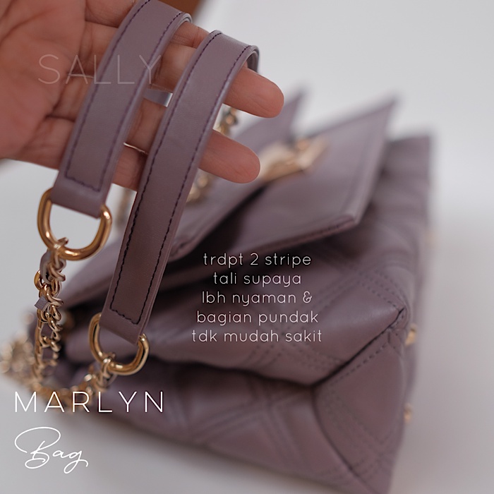 Marlyn Bag, Tas Wanita Premium, Shoulder Bag, Tas Slempang Wanita Kulit