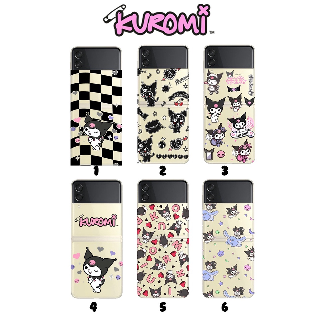 casing ZFlip4 Z Flip4 Flip 4 Samsung Kuromi Case Flip3 Flip 3