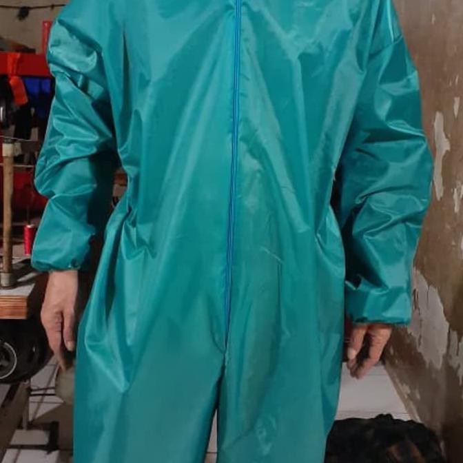  Baju  APD  Hazmat bisa dicuci bahan  parasut Waterproof 