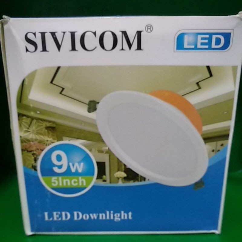 LAMPU DOWNLIGHT LED SIVICOM 9W 5&quot;