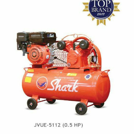 CUCI GUDANG    SUPER SALE  Kompresor SHARK 1/2HP Made INDONESIA BERGARANSI(Bahan Bakar Bensin)