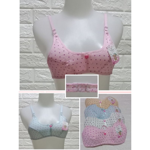 BRA BH Fashion Remaja Kecil ( 284) BRA Pelajar Cup  A - A (kecil ) size 32 - 38 Tanpa busa Tanpa Kawat