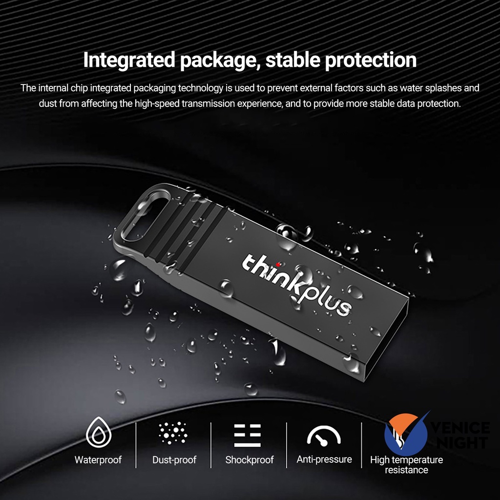 Lenovo Thinkplus Flashdisk USB 3.0 2TB High Speed Bahan Metal Untuk Komputer